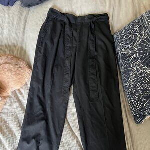 Gap paper bag pants - black - size 10